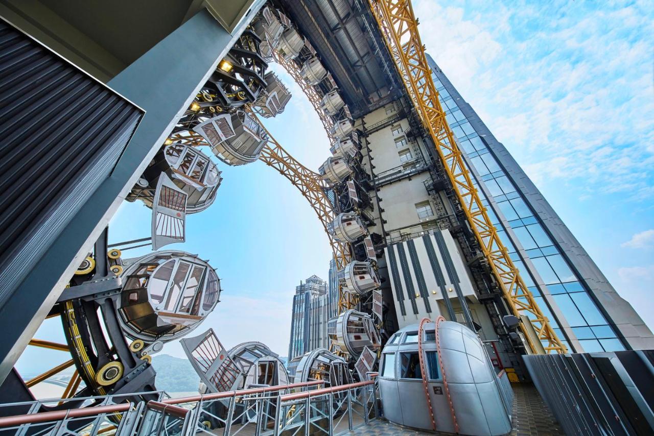 Studio City Hotel Макао Экстерьер фото The 100-metre-long (330 ft) beam of the MAGIC telescopes